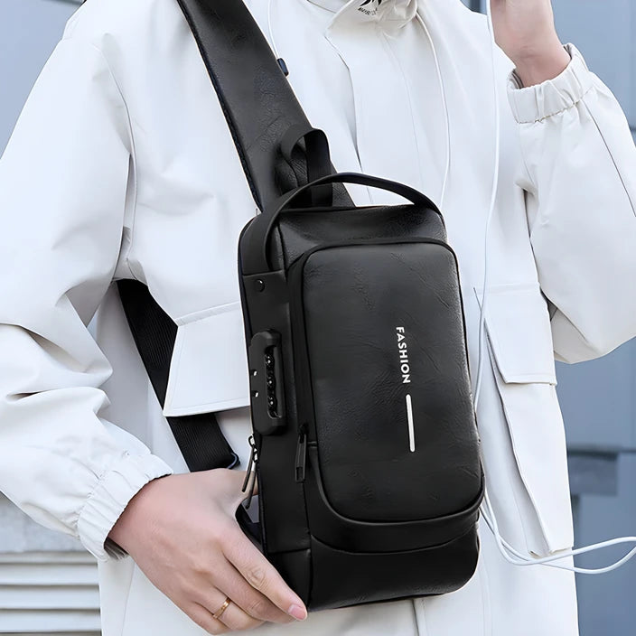 Waterproof USB Sling Backpack – Anti-Theft Design