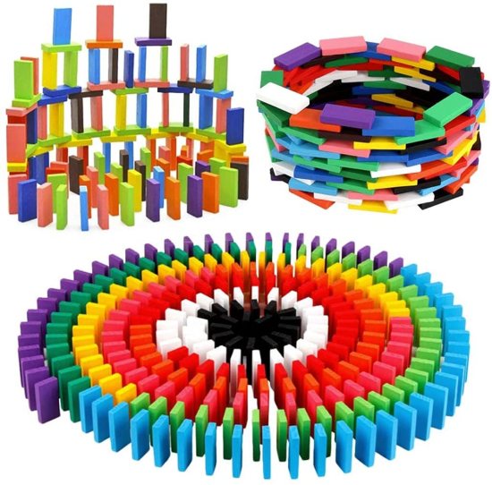 120 pcs Wooden Domino Game Toys