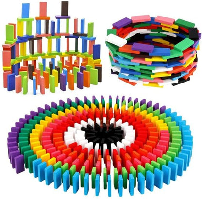 120 pcs Wooden Domino Game Toys