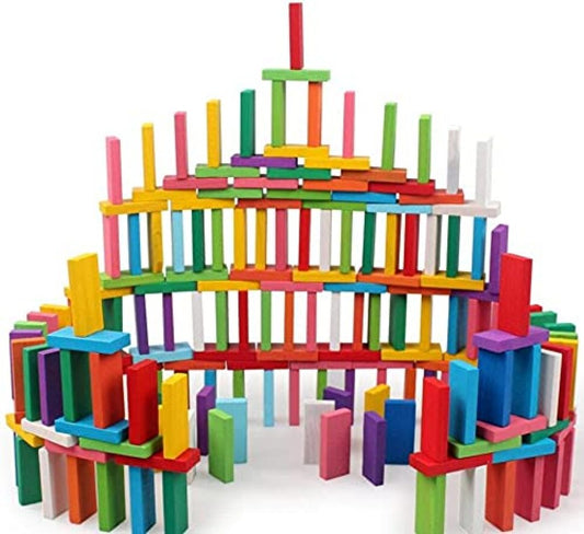 120 pcs Wooden Domino Game Toys