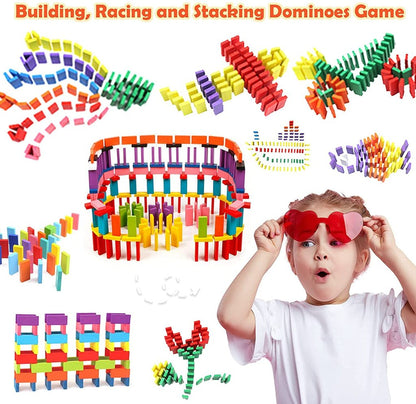 120 pcs Wooden Domino Game Toys