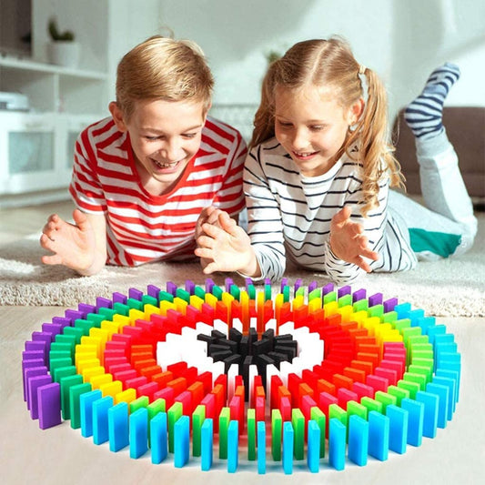 120 pcs Wooden Domino Game Toys