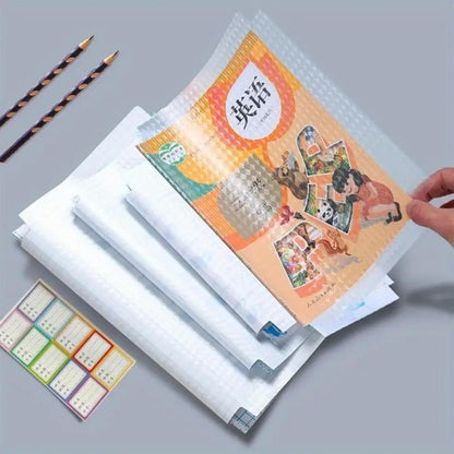 30pcs Waterproof Plastic Book Cover Office & Stationery