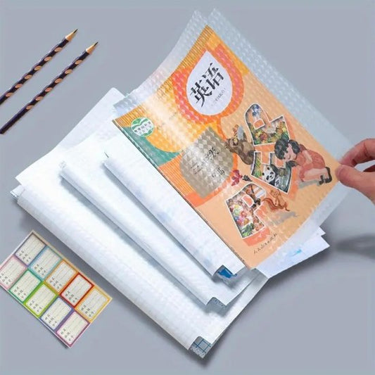 30pcs Waterproof Plastic Book Cover Office & Stationery