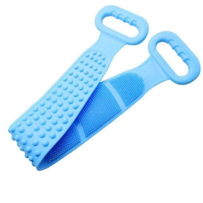 ilicone Body Scrubber Belt – Double-Sided Exfoliating Bath Belt | Back & Body Cleaning Accessory