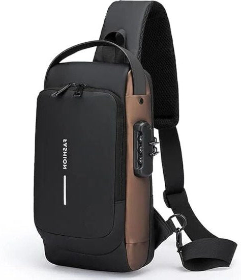 Waterproof USB Sling Backpack – Anti-Theft Design